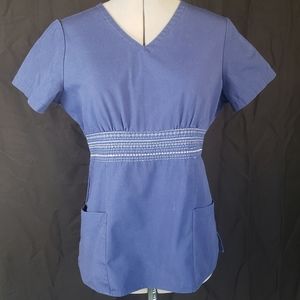 Blue Scrub Top